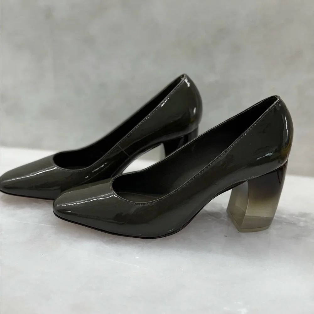 Tory Burch 6.5 Banana Heel Pumps Color Moss